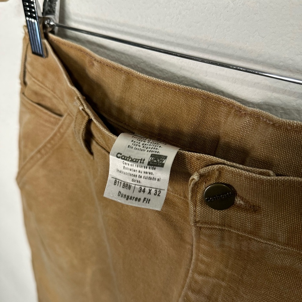 Carhartt Men's Tan Cargo Pants 34 x 32 - Picture 3 of 3